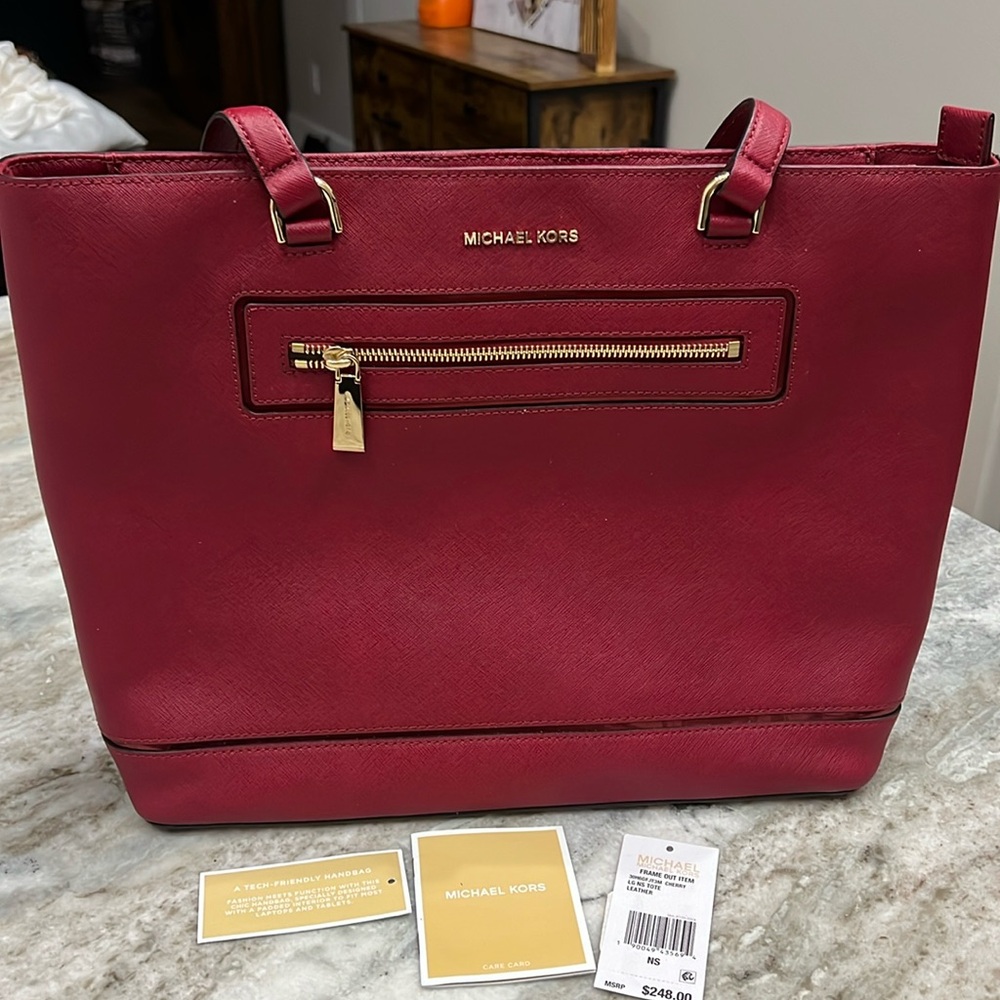 Michael Kors leather tote